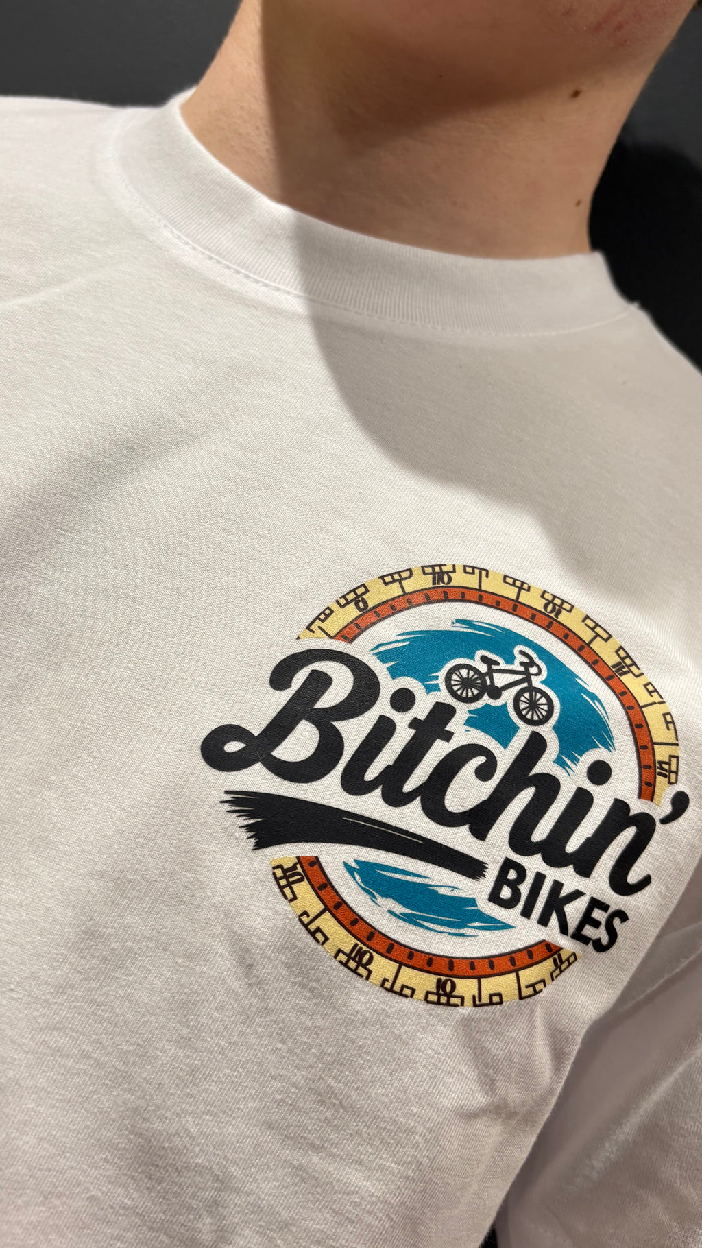 The compass white tee