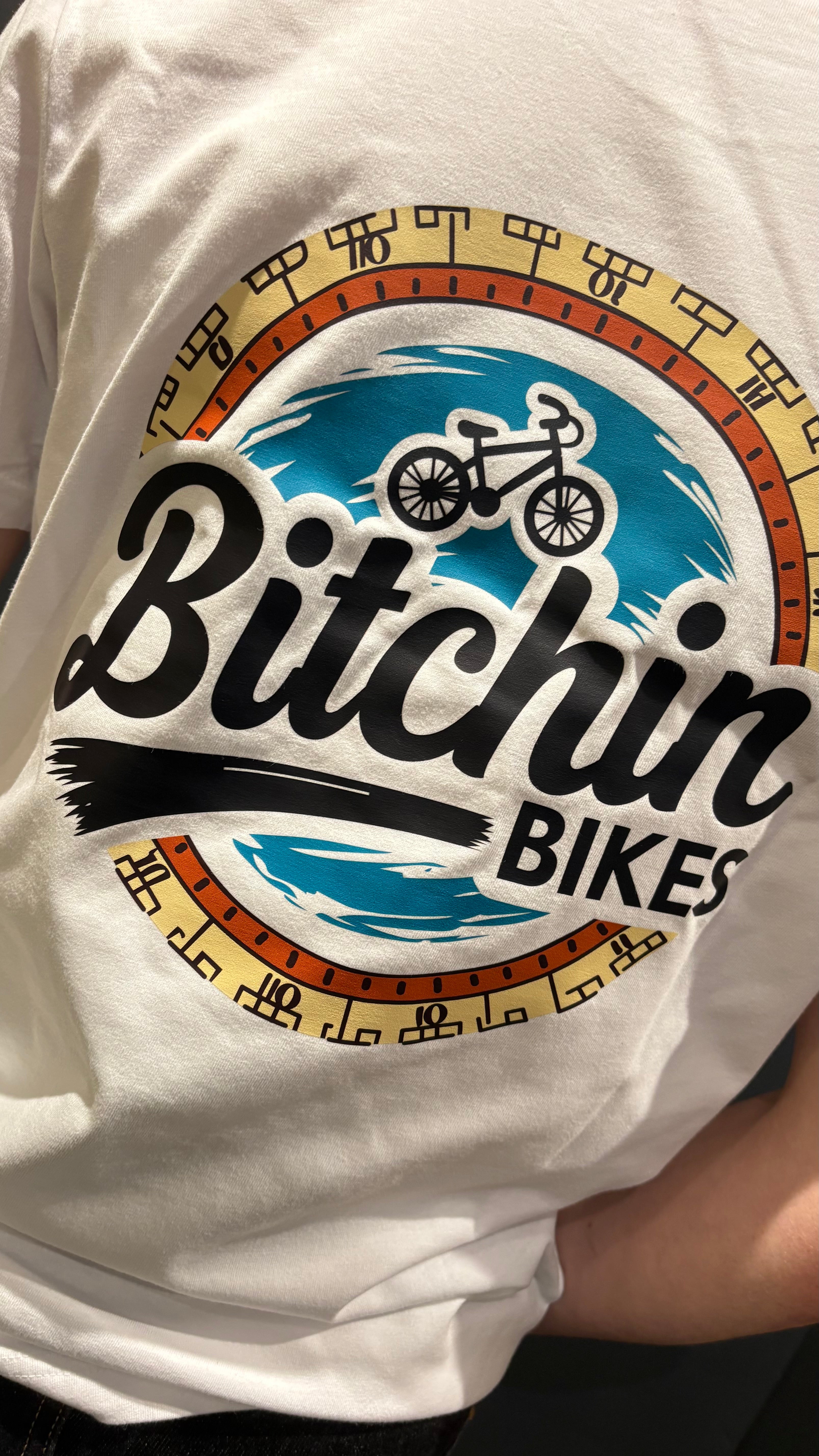 The compass white tee